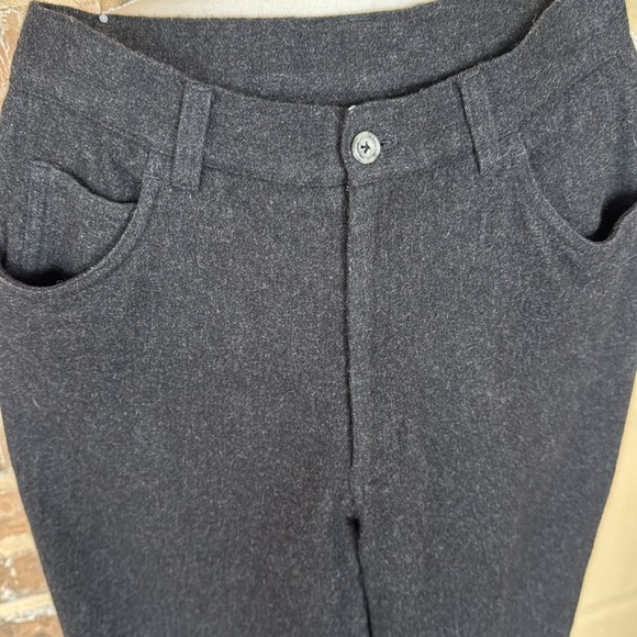 Vintage Lauren Ralph Lauren Wool Trousers Classic 5 Pocket Charcoal Gray Y2K - Picture 14 of 15